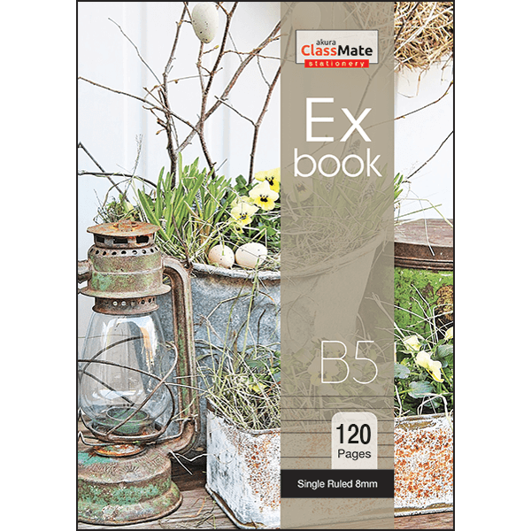 ClassMate 120 pgs B5 book.