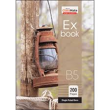 ClassMate 200 pgs B5 book.
