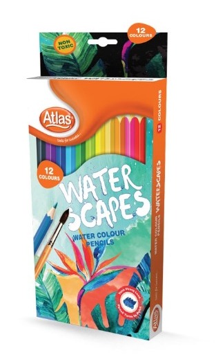 Atlas water colour pencil