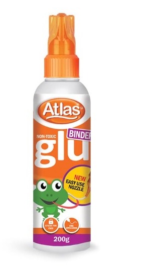 Atlas binder glue bottle